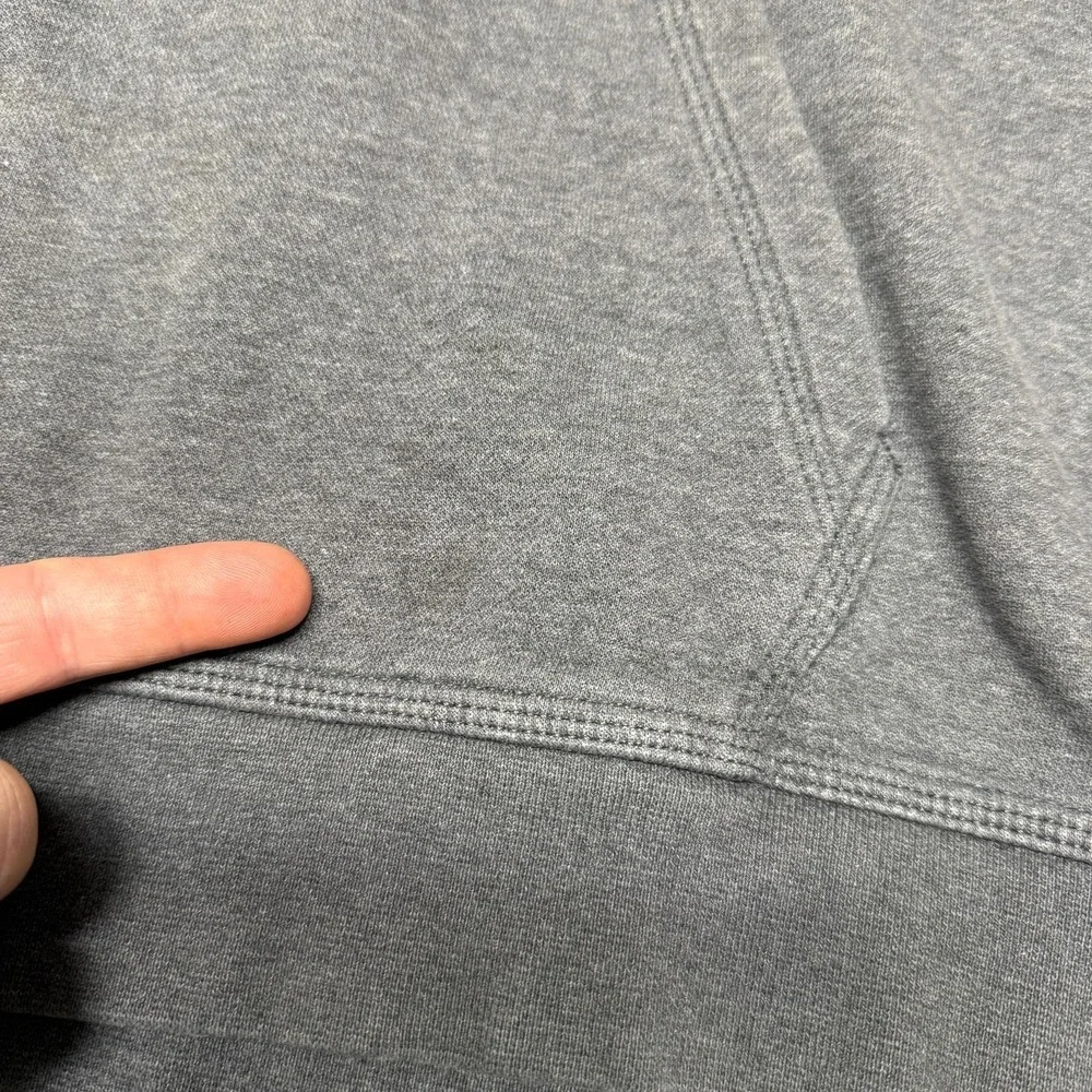 Vintage Nike Mens Hoodie XXL Gray Pullover Sweatshirt Embroidered Swoosh‎ Logo